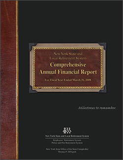 2008 Comprehensive Annual Financial Report Cover