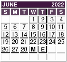 June 2022 Pension Payment Calendar