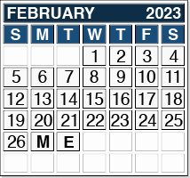 February 2023 Pension Payment Calendar