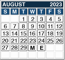 August 2023 Pension Payment Calendar