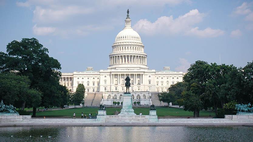 A view of the Capitol building in Washington, D.C.